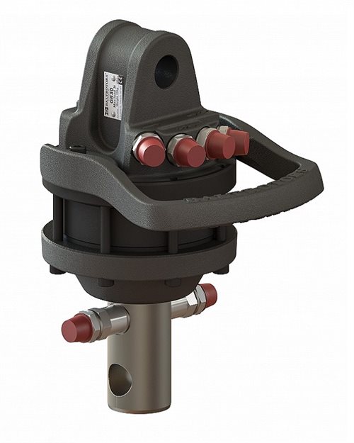 Rotator til hydraulisk klype
